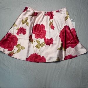 Y2K- Floral Pink Skirt